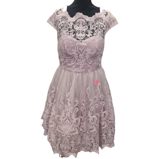 Chi Chi pink tulle pouffe midi dress (Brand new with tags)