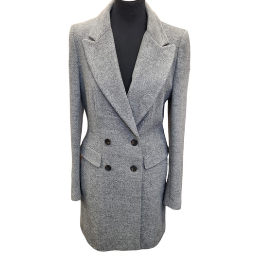 Next grey buttoned coat (never worn)