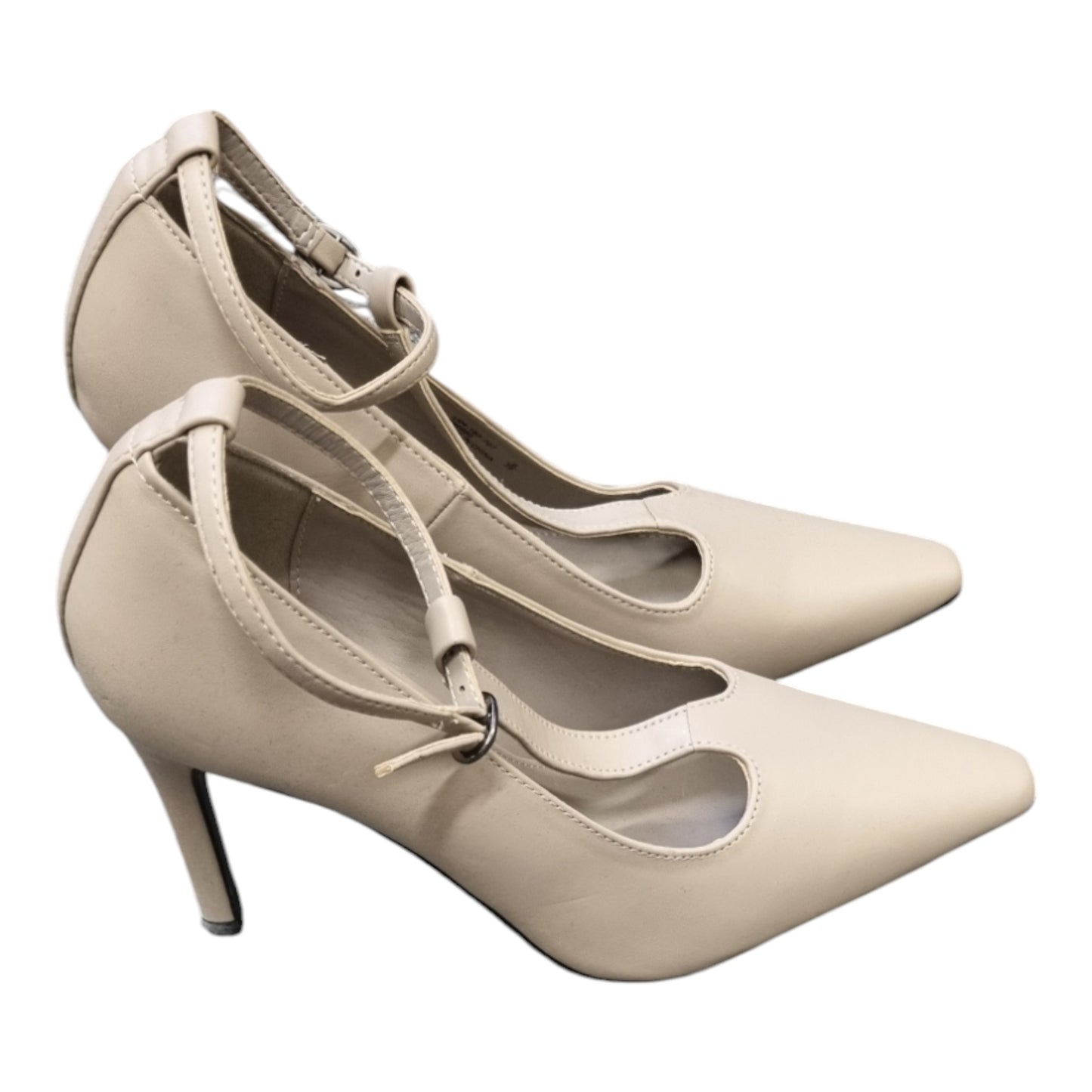 Next comfort beige t-bar heels