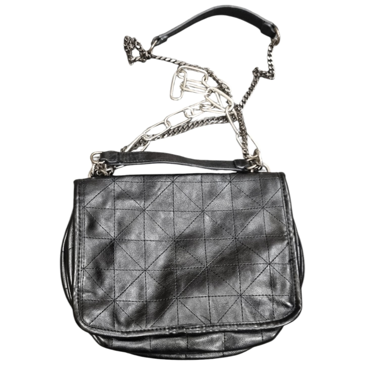 Zara black multi chain shoulder bag