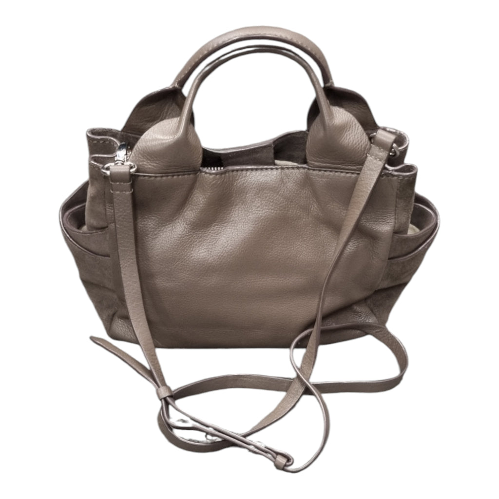 Clark grey vintage style leather handbag