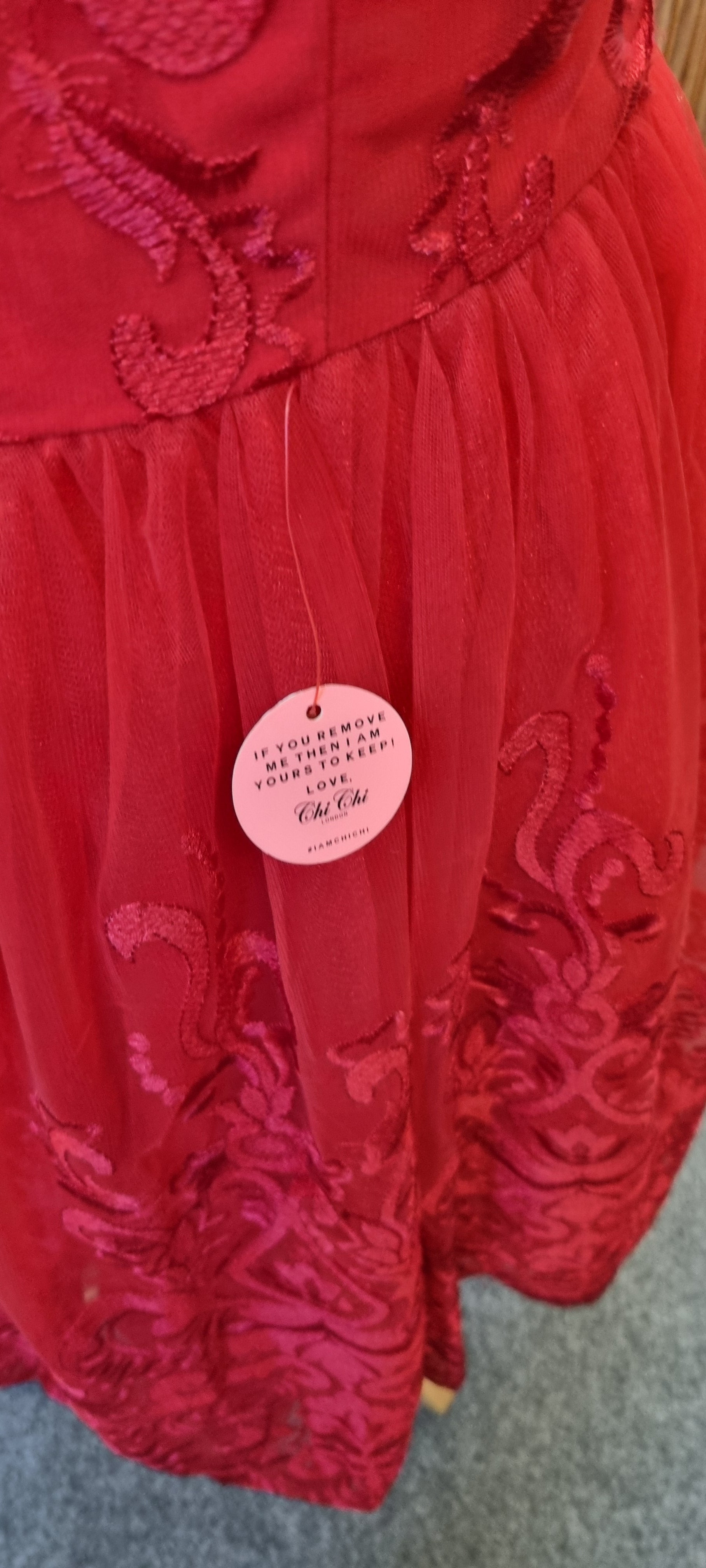 Chi Chi pouffe tulle occasion dress (brand new with tags)
