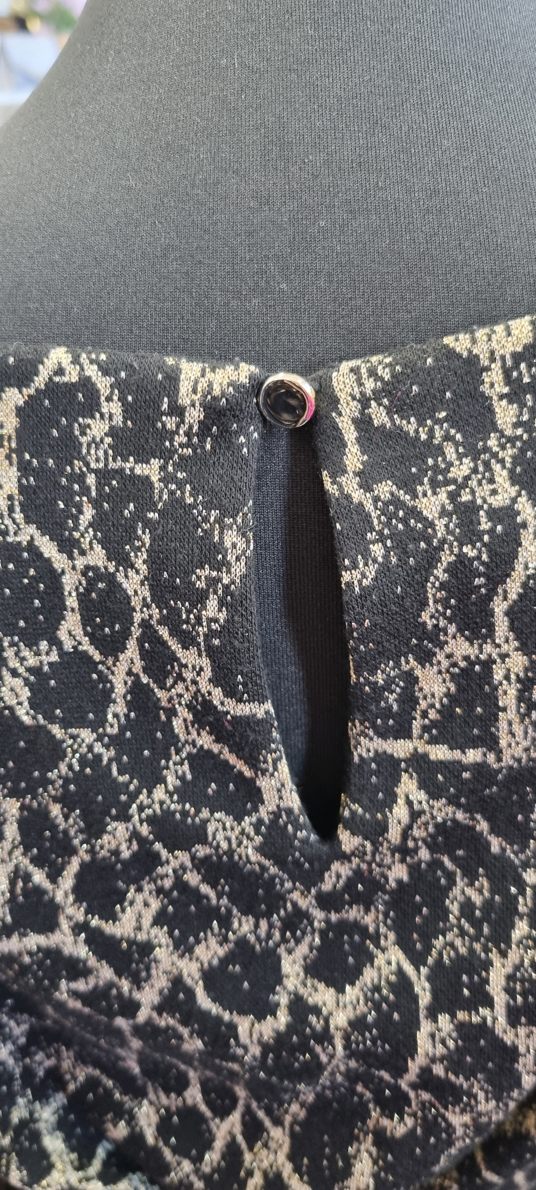 Dorothy Perkins leopard print sparkle rusched sleeve mini dress