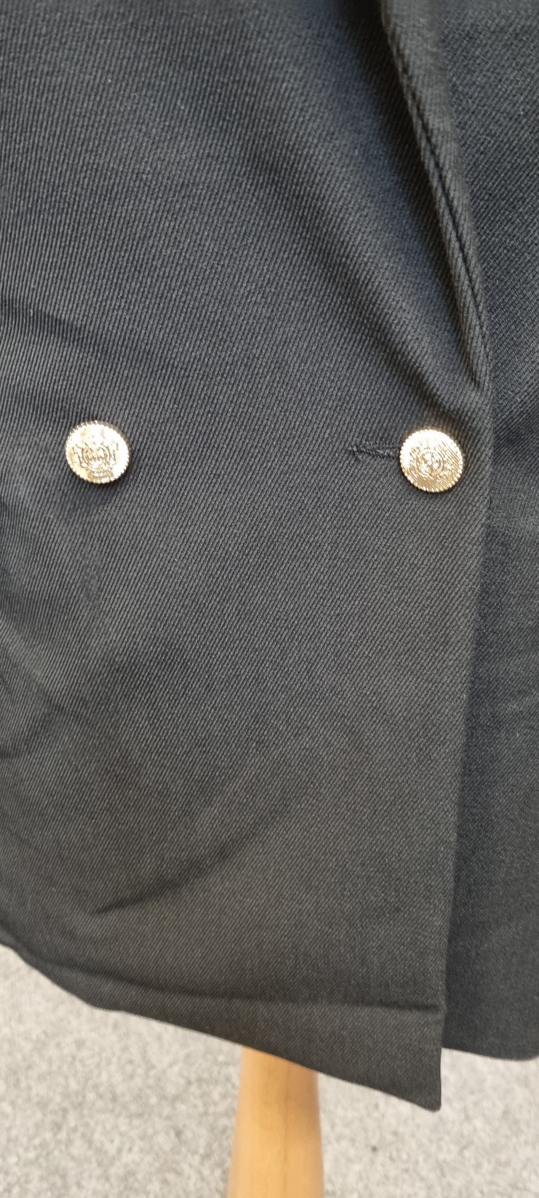 Next black longline gold button blazer (brand new with tags)